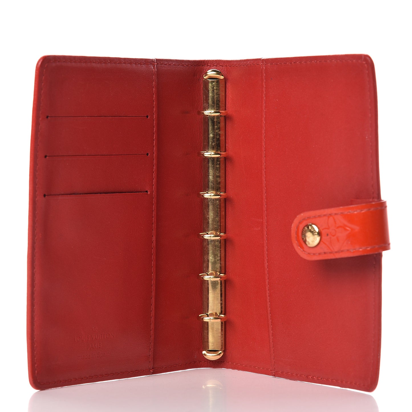 Vernis Small Ring Agenda Cover Red
