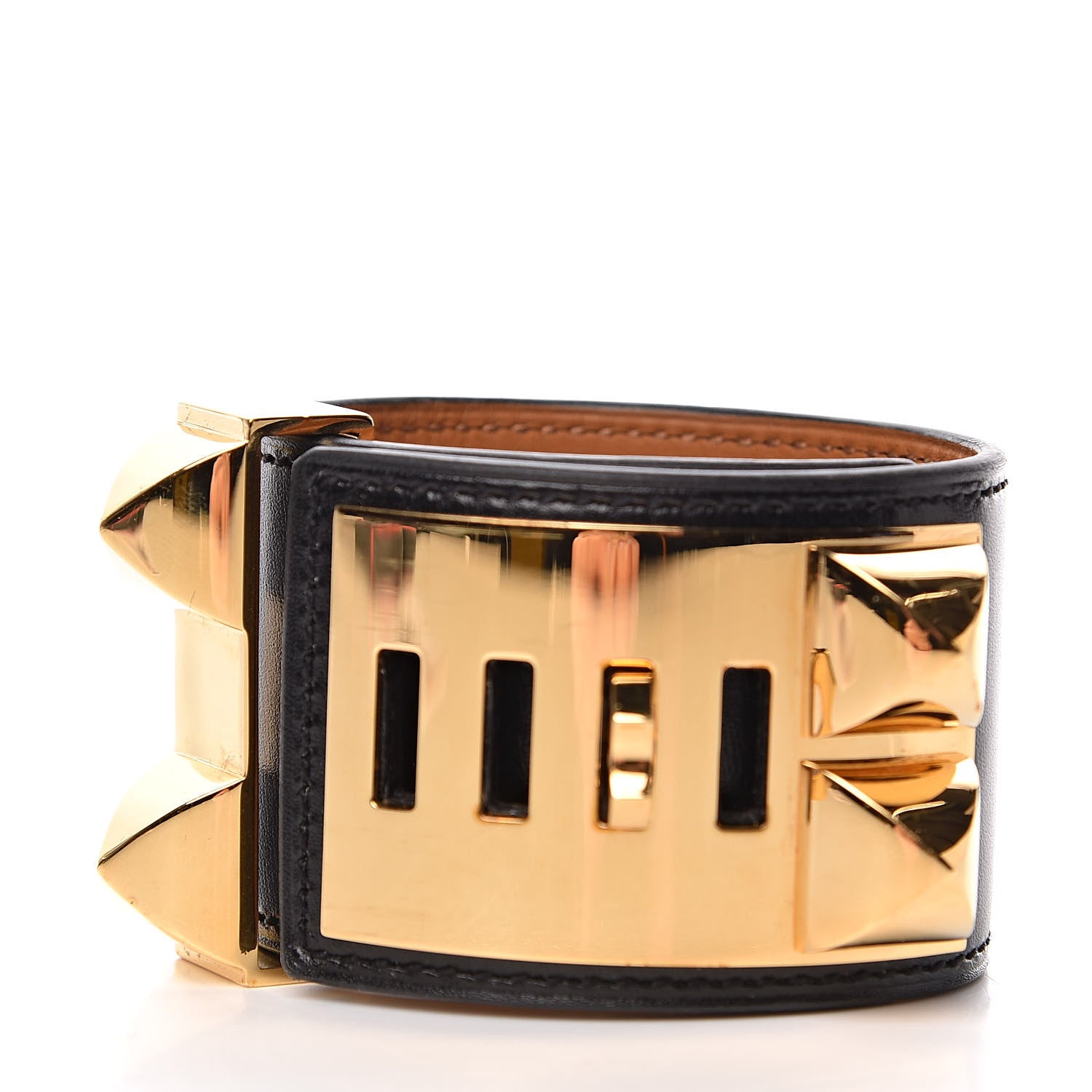 Hermes Box Collier de Chien CDC Bracelet S Black 3 of 6