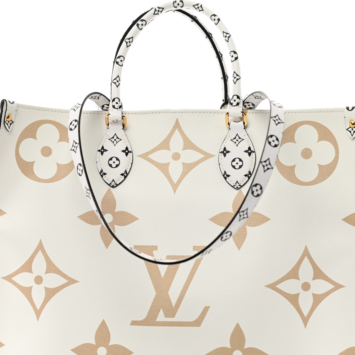 Louis Vuitton Monogram Giant Onthego GM Kaki Beige 8 of 12