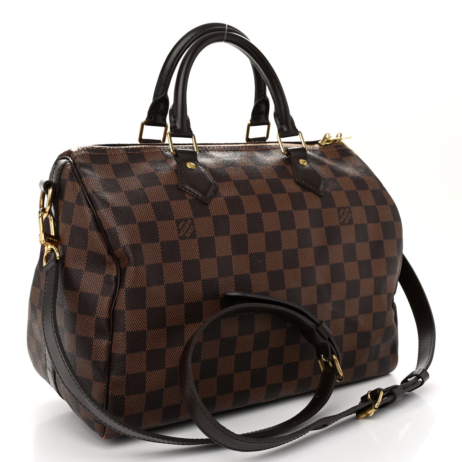 Louis Vuitton Damier Ebene Speedy Bandouliere 30 3 of 11