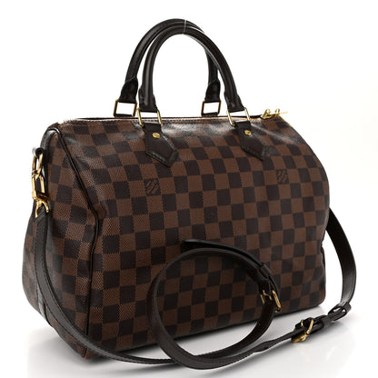 Louis Vuitton Damier Ebene Speedy Bandouliere 30 3 of 11