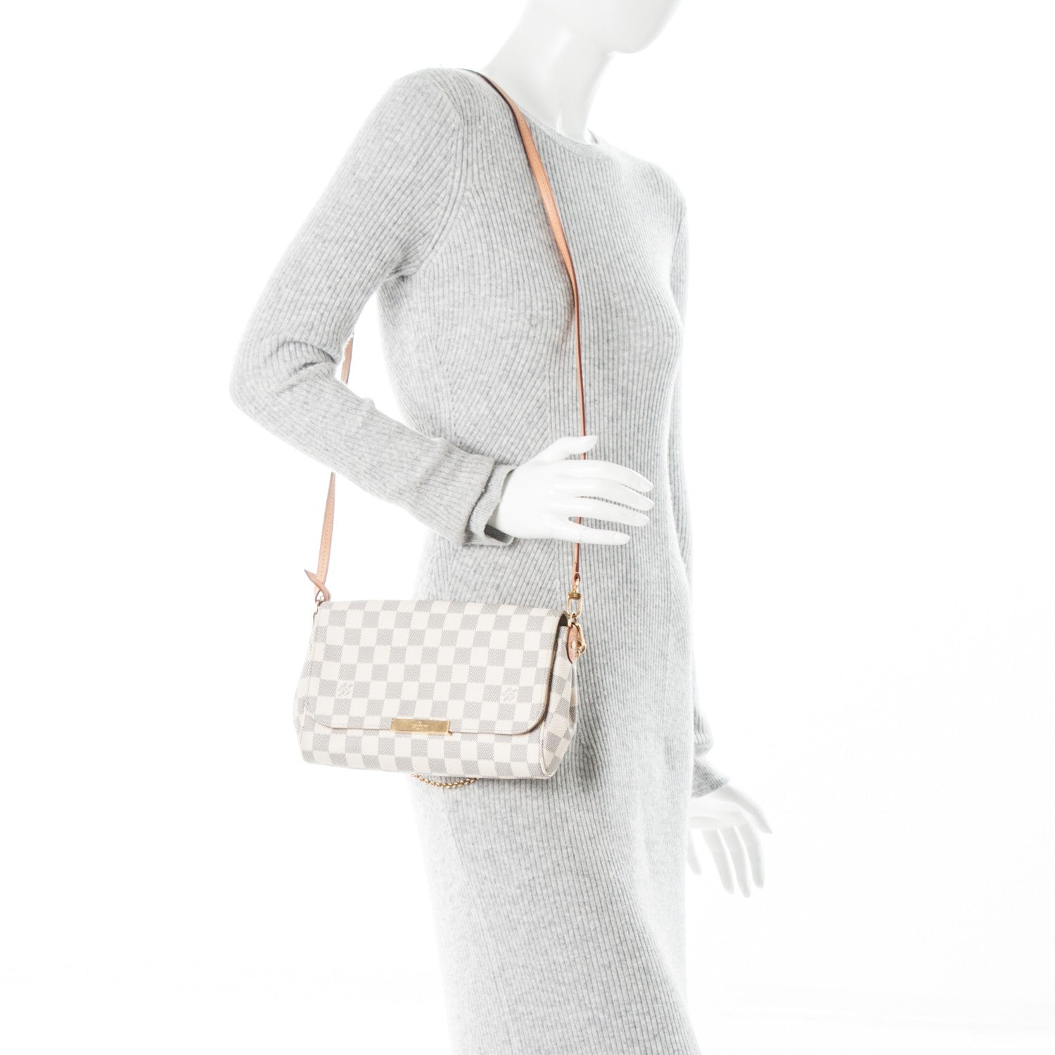 Louis Vuitton Damier Azur Favorite MM 2 of 8