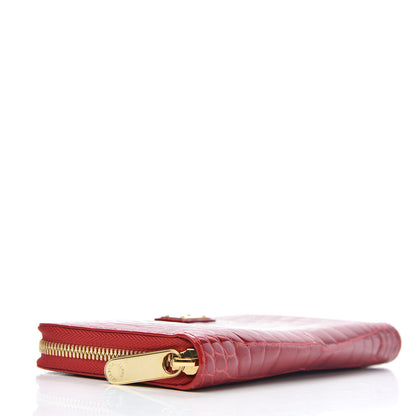 Louis Vuitton Alligator Zippy Wallet Rouge 4 of 8