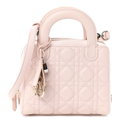 Christian Dior Lambskin Cannage Bag Pink 1 of 9