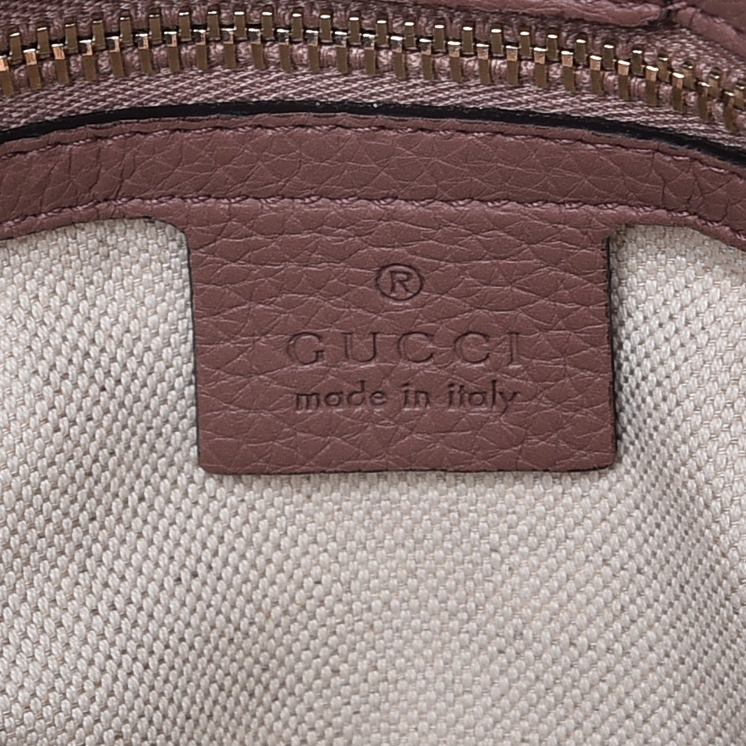 Gucci Pebbled Calfskin Medium Bamboo Shopper Tote Rosy Phard 5 of 9