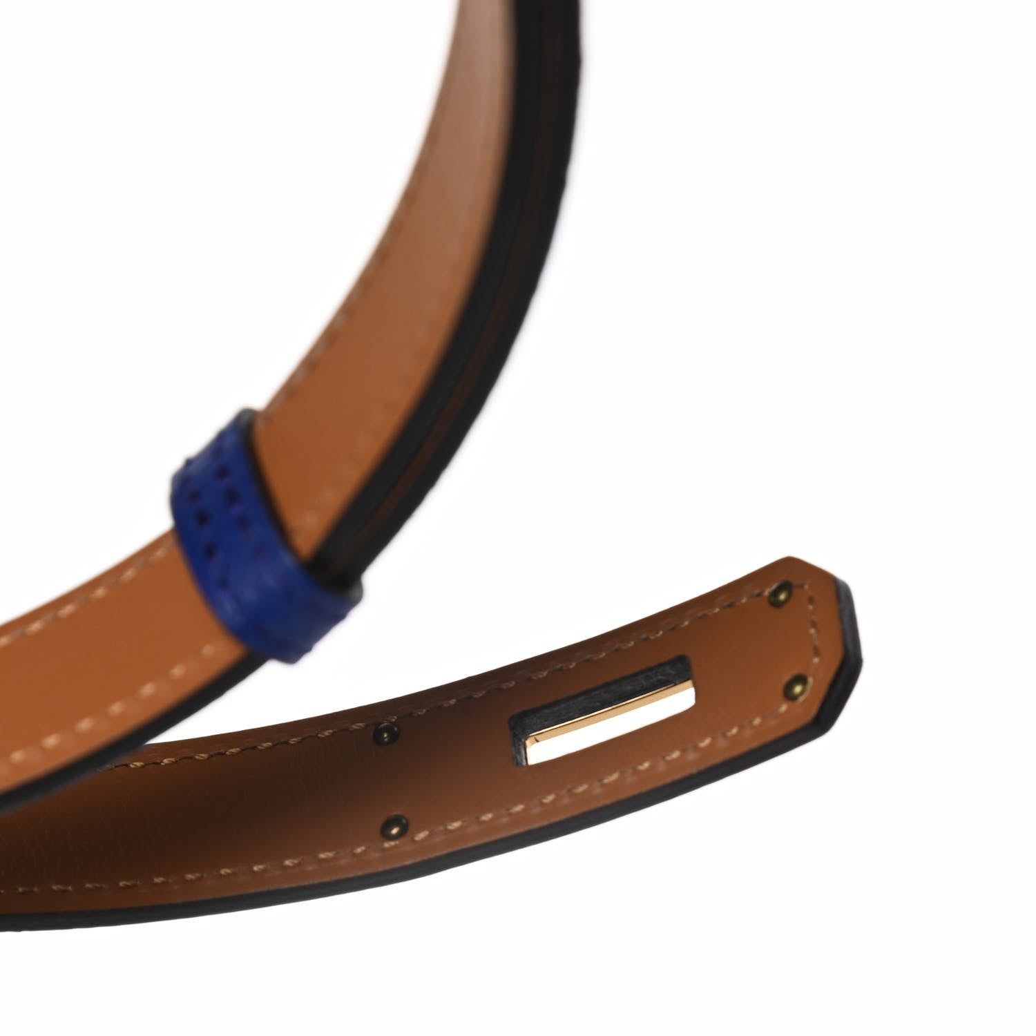 Hermes Epsom Kelly Belt Bleu Electrique 9 of 10