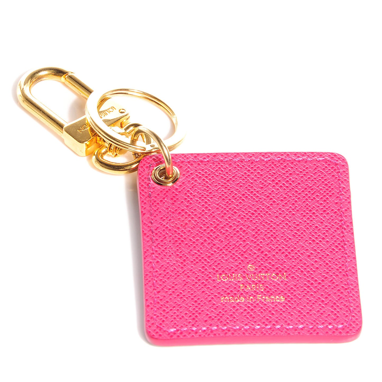 Monogram Illustre Carousel Bag Charm Key Ring Pink