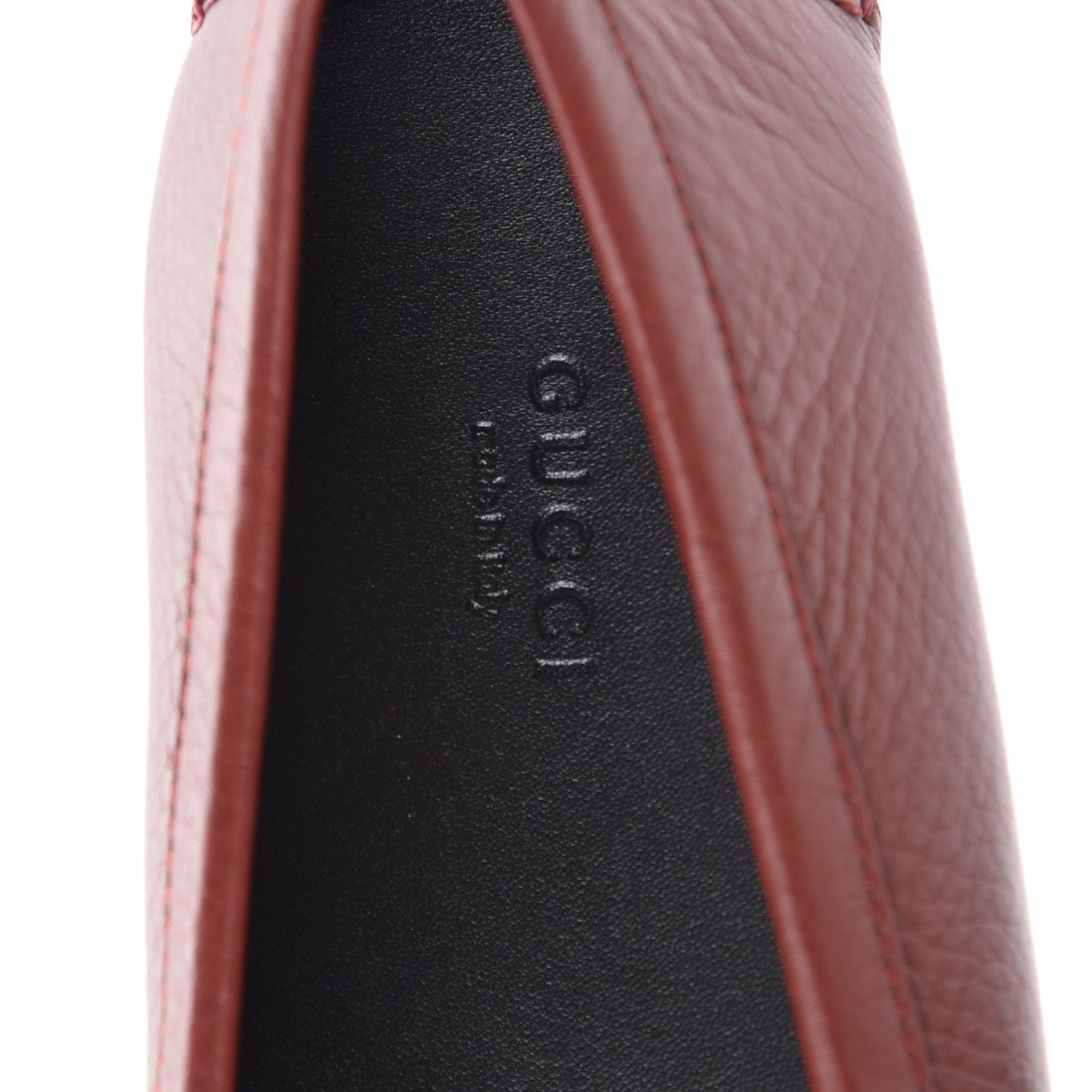 Cellarius Soft Interlocking G Driver Loafers 40 Deep Carminio