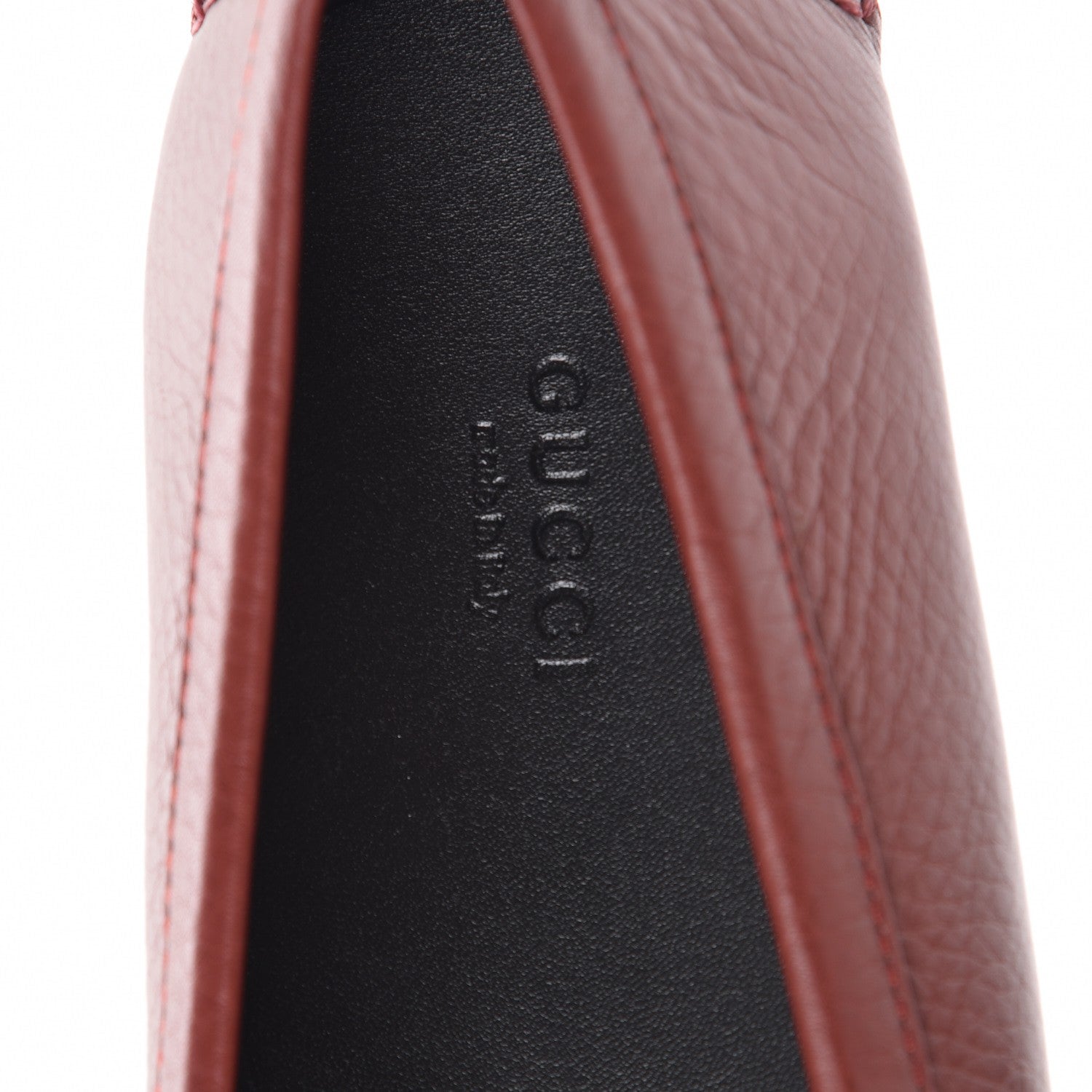 Gucci Cellarius Soft Interlocking G Driver Loafers 40 Deep Carminio 7 of 9