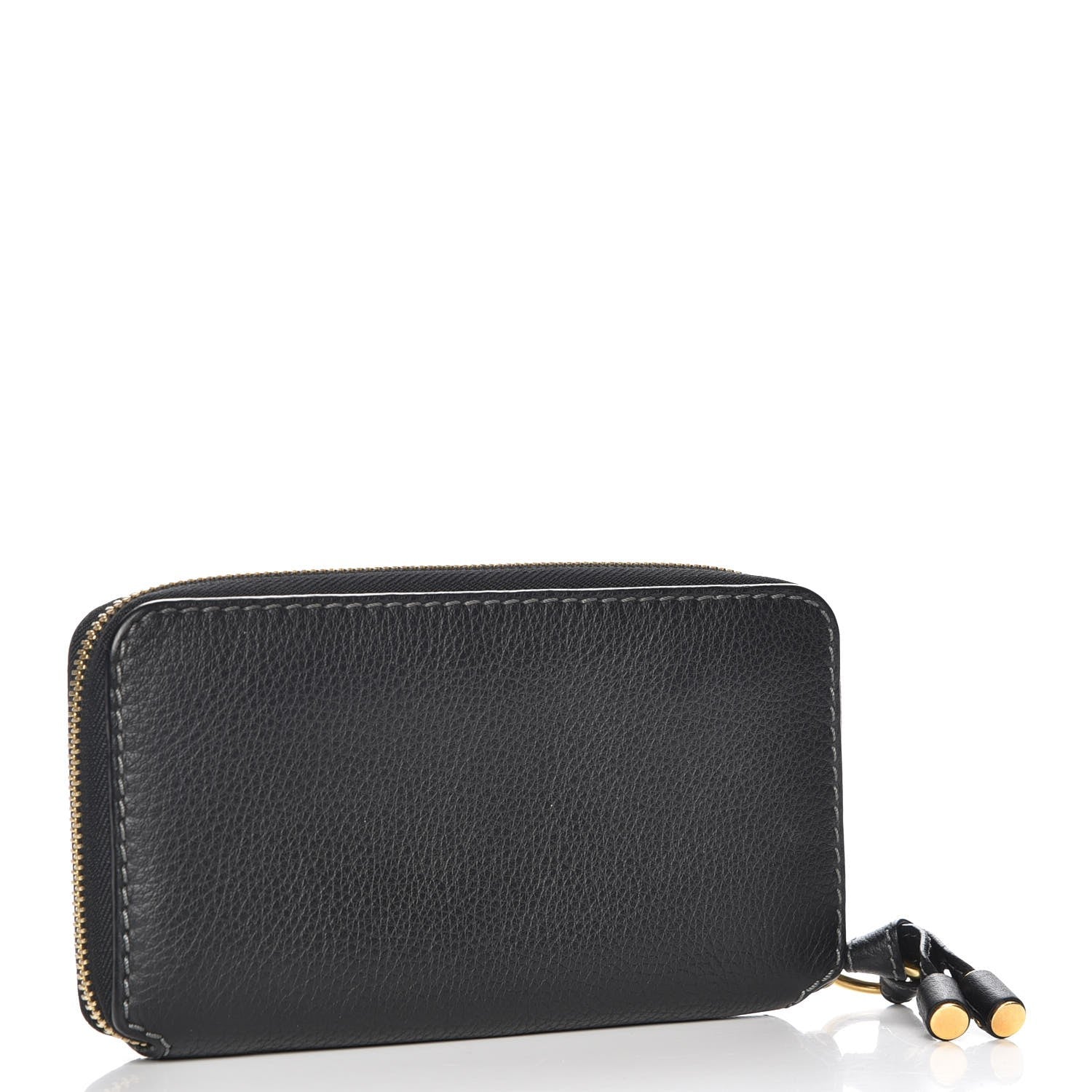 Chloe Grained Calfskin Marcie Long Zip Around Wallet Black 3 of 8