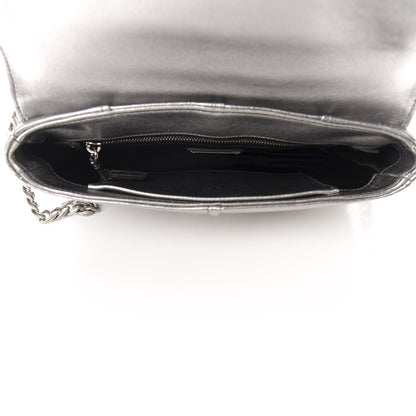 Miu Miu Nappa Matelasse Biker Shoulder Bag Cromo 5 of 10