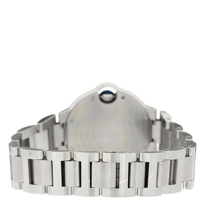 Cartier Stainless Steel Diamond Bezel 33mm Ballon Bleu De Cartier Automatic Watch 3 of 4