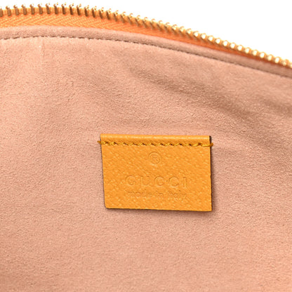 Gucci GG Supreme Monogram Flora Large Ophidia Pouch Clutch Beige Multicolor Crop 6 of 9