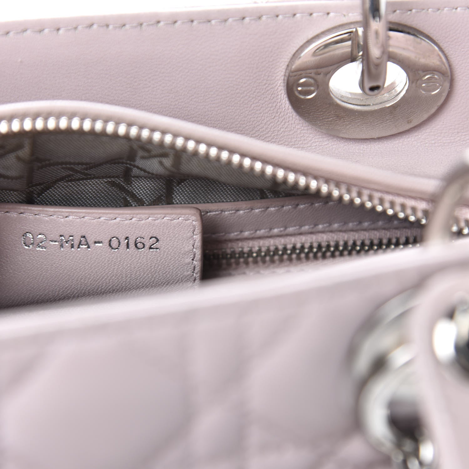Christian Dior Lambskin Cannage Medium Lady Dior Light Pink 9 of 11