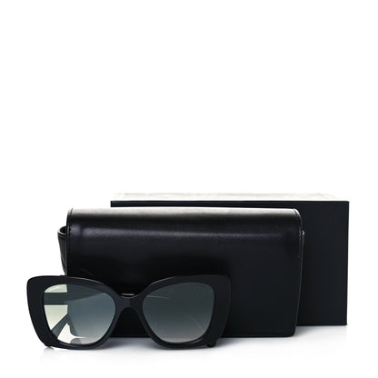 Chanel Acetate Strass Square Sunglasses 5422-B Black 8 of 8