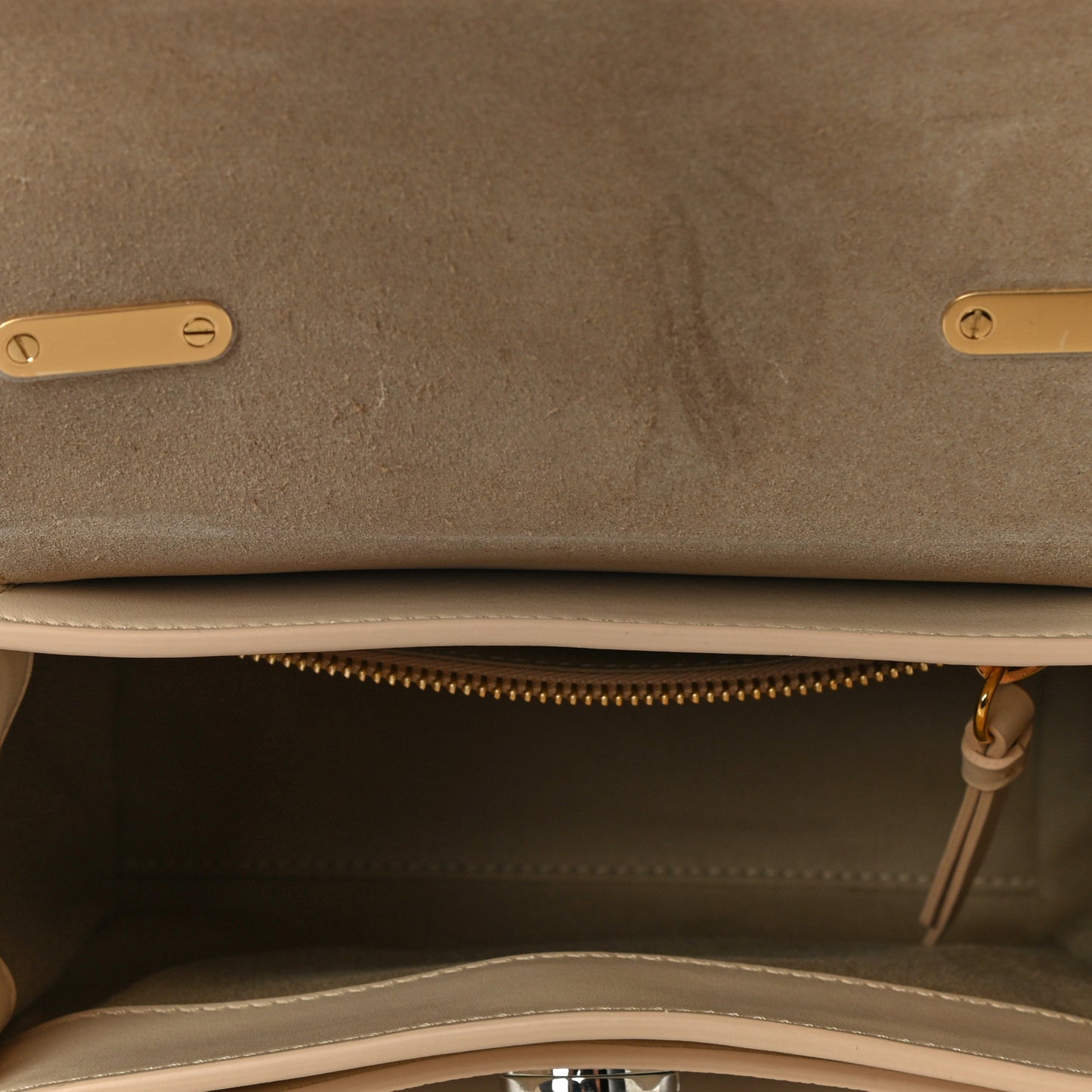 Calfskin Mini Tess Day Bag Sweet Beige