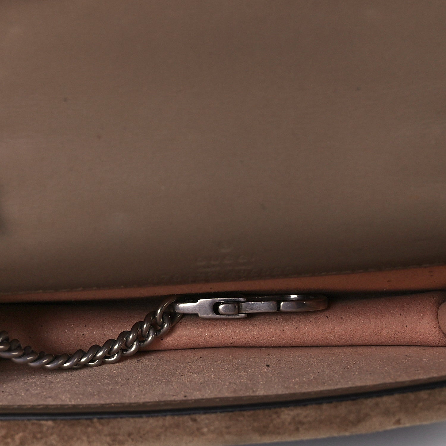 Gucci GG Supreme Monogram Super Mini Dionysus Shoulder Bag Taupe 5 of 8