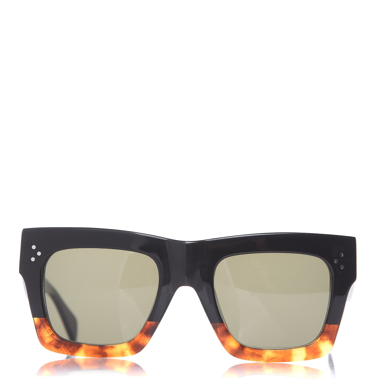 Celine Sunglasses CL 41054/S Black Havana 3 of 8