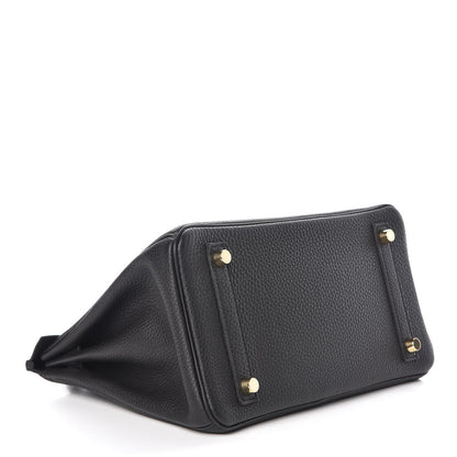 Hermes Togo Birkin 25 Black 4 of 33