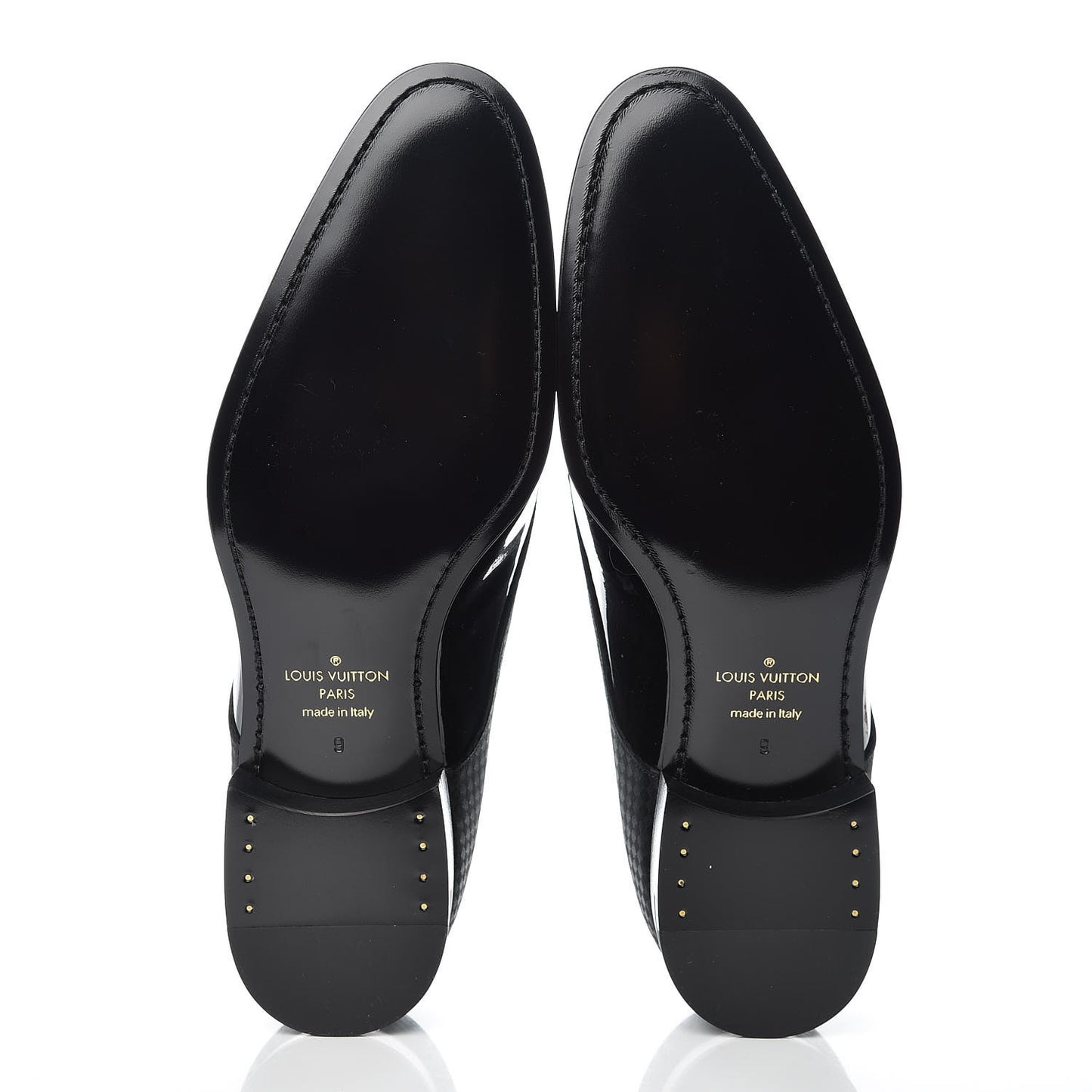 Petit Damier Patent Solferino Derby 9 Black