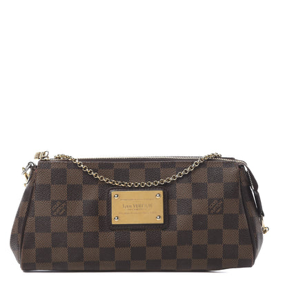 Louis Vuitton Damier Ebene Eva Clutch 2 of 13