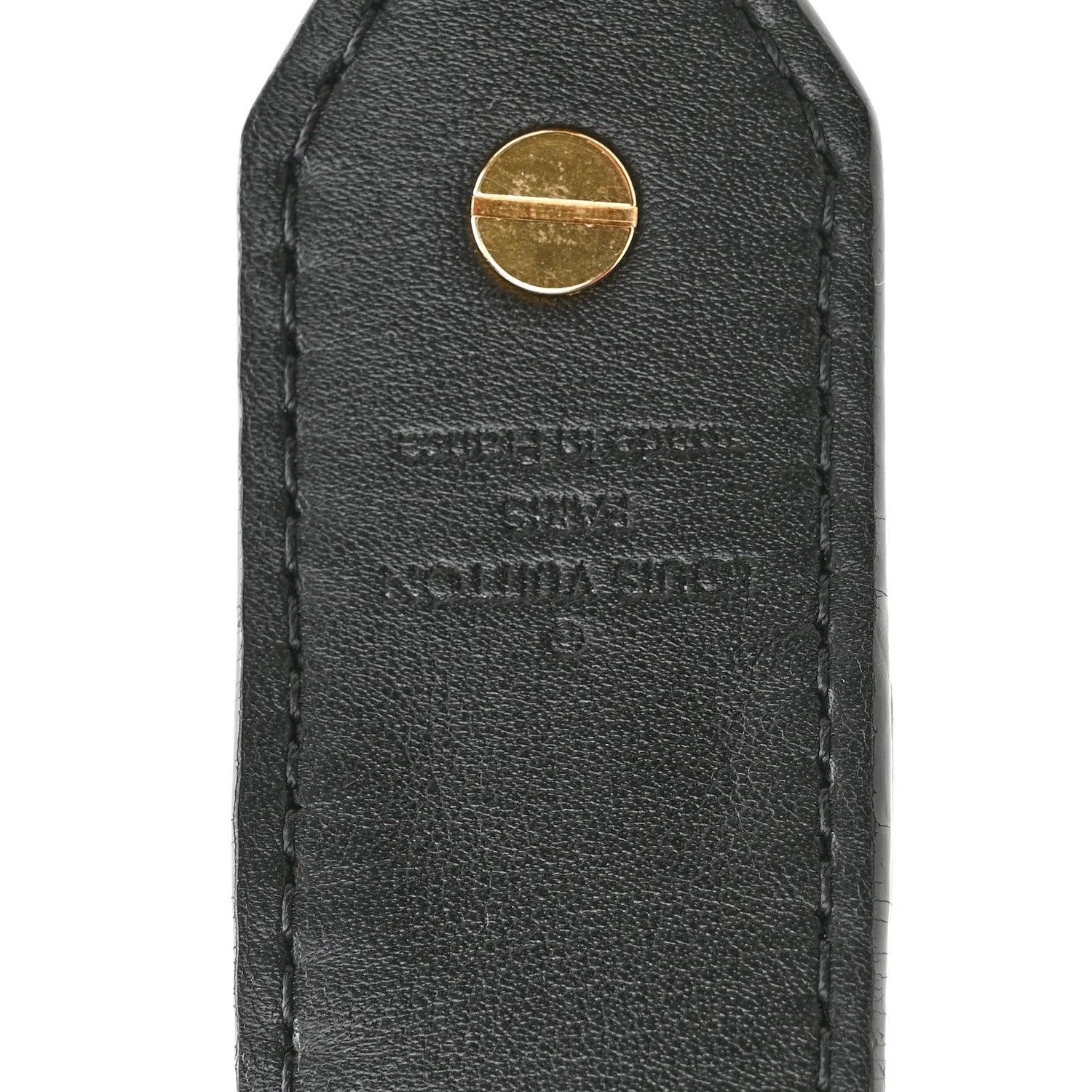 Louis Vuitton Reverse Monogram Bandouliere Shoulder Strap XL Black 4 of 6