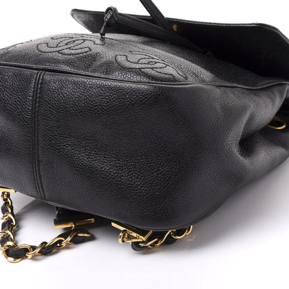 Chanel Caviar CC Backpack Black 8 of 9
