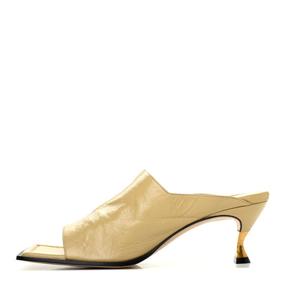 Bottega Veneta Crunch Lux Slide Sandals 38 Tapioca 1 of 7