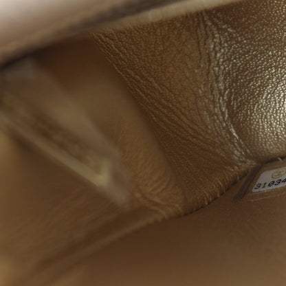 Chanel Metallic Lambskin Quilted Mini Rectangular Flap Gold 9 of 10