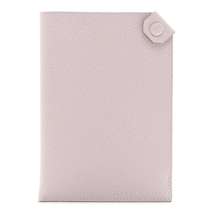 Hermes Epsom Tarmac Passport Holder Mauve Pale 1 of 7