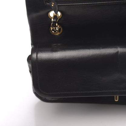 Chanel Lambskin Quilted Medium Double Flap Black 11 of 19