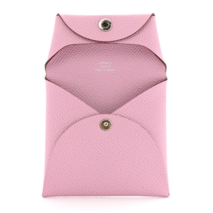 Hermes Epsom Bastia Coin Purse Mauve Sylvestre 5 of 8