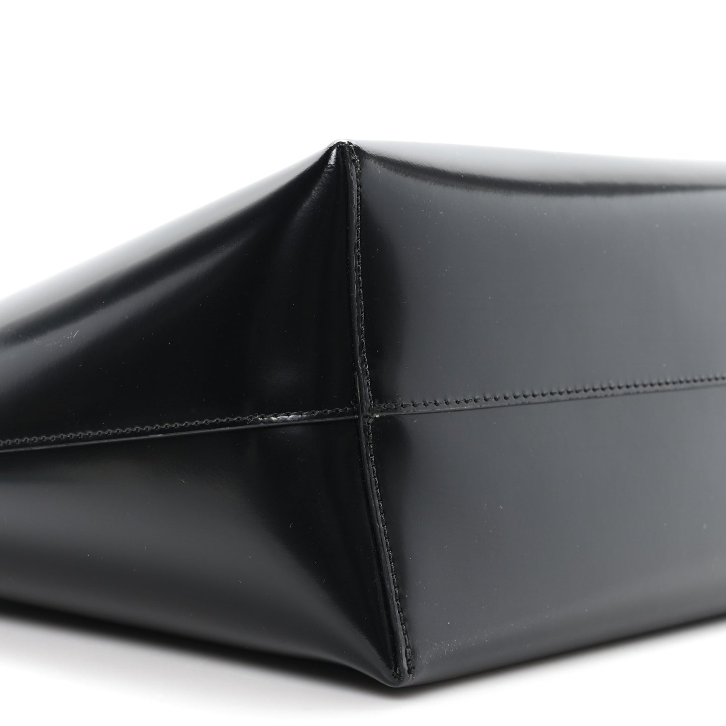 Calfskin Sculpture Day Off Tote Bag Black White
