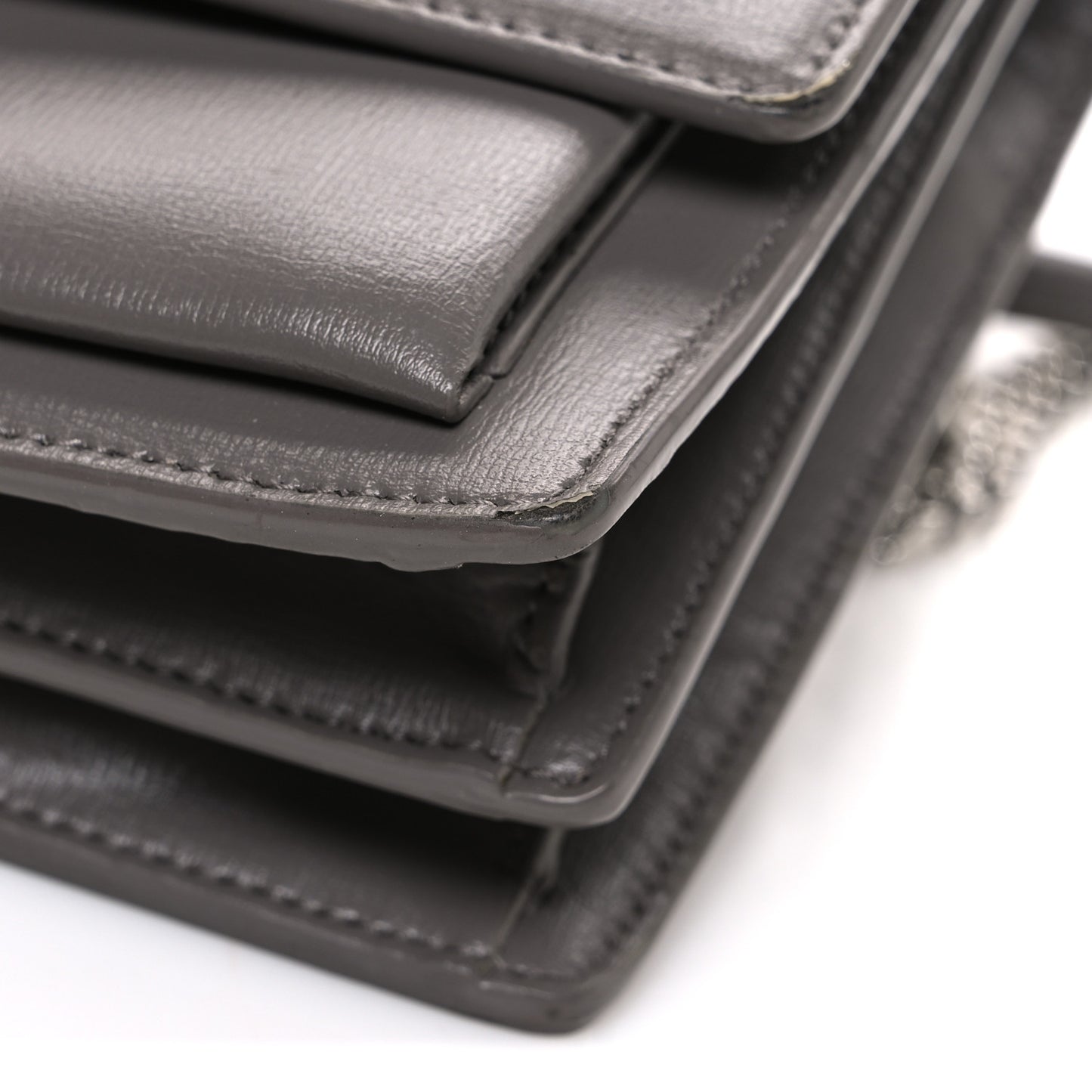 Calfskin Medium Monogram Sunset Fog