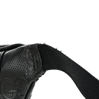 Gucci Calfskin GG Tennis Embossed Belt Bag Black 11 of 12
