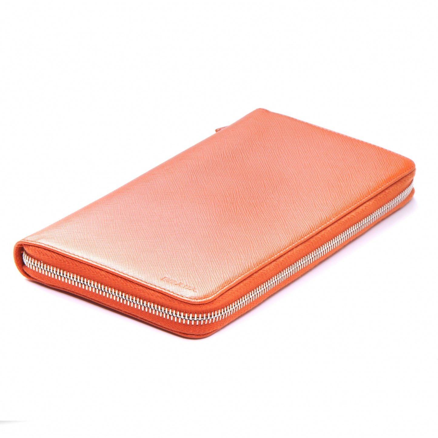 Saffiano Continental Wallet Papaya
