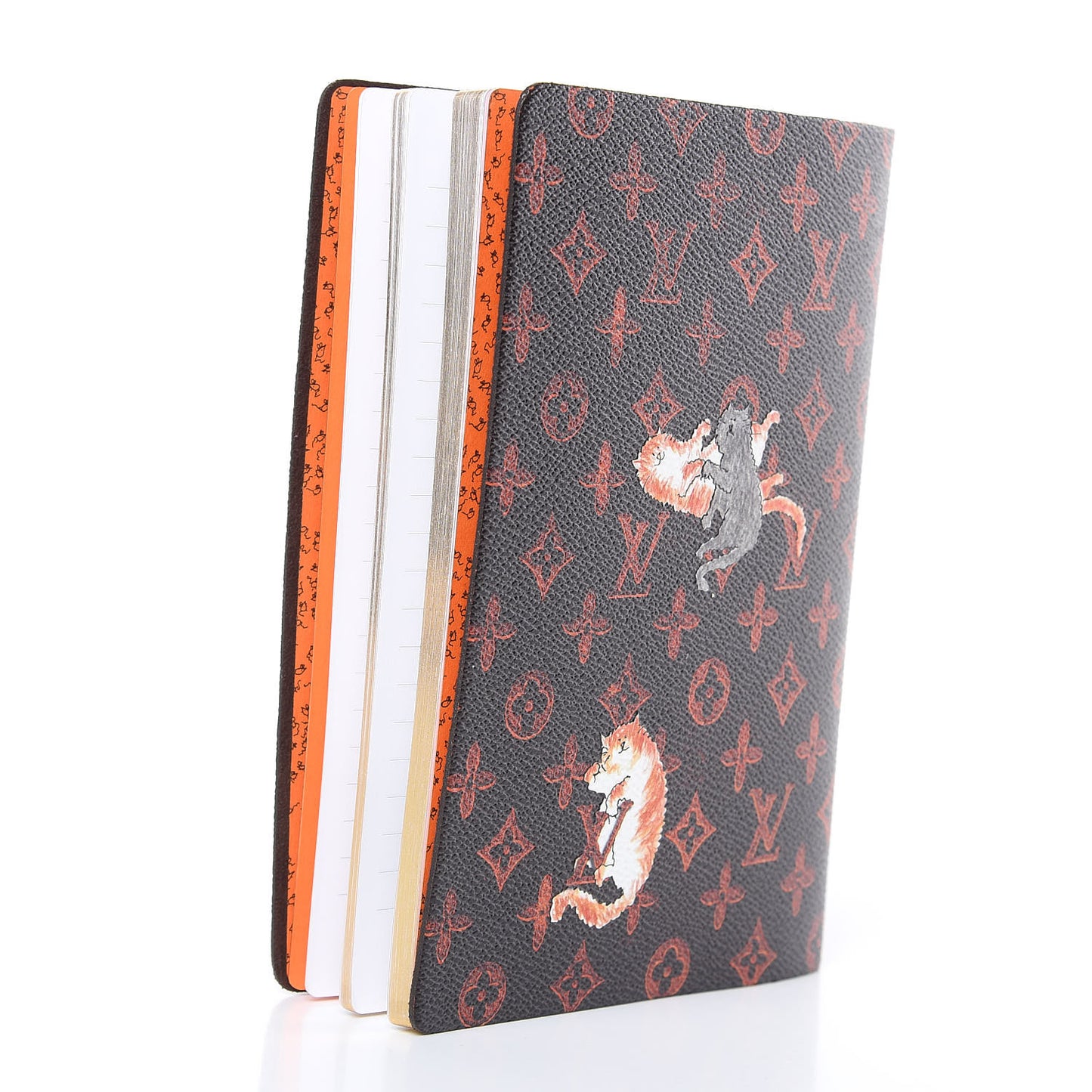 Catogram Clemence Notebook MM Marron