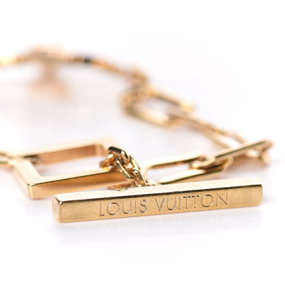 Louis Vuitton Swarovski Crystal Flower Power Bracelet Gold 4 of 4
