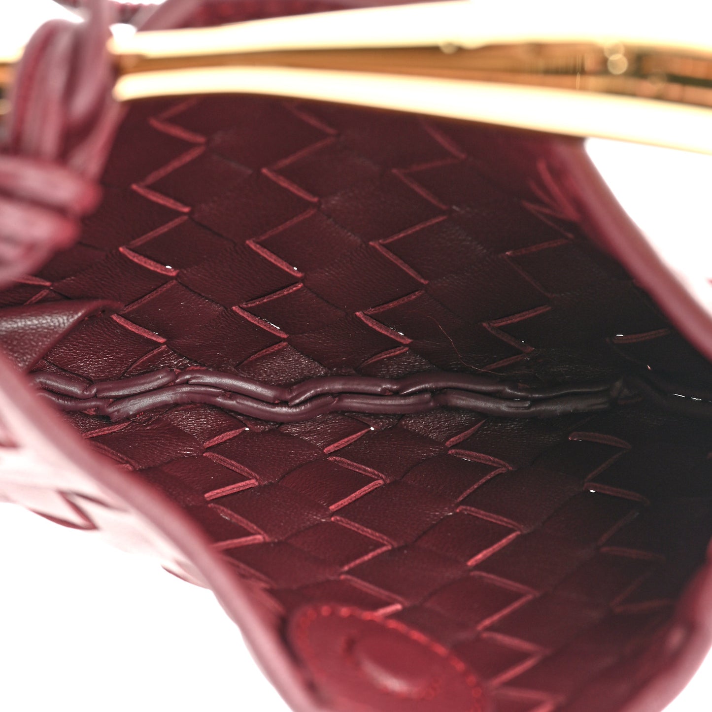 Nappa Intrecciato Mini Sardine Bag Barolo