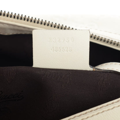 Gucci Guccissima Large Icon Bit Hobo Off White 9 of 9