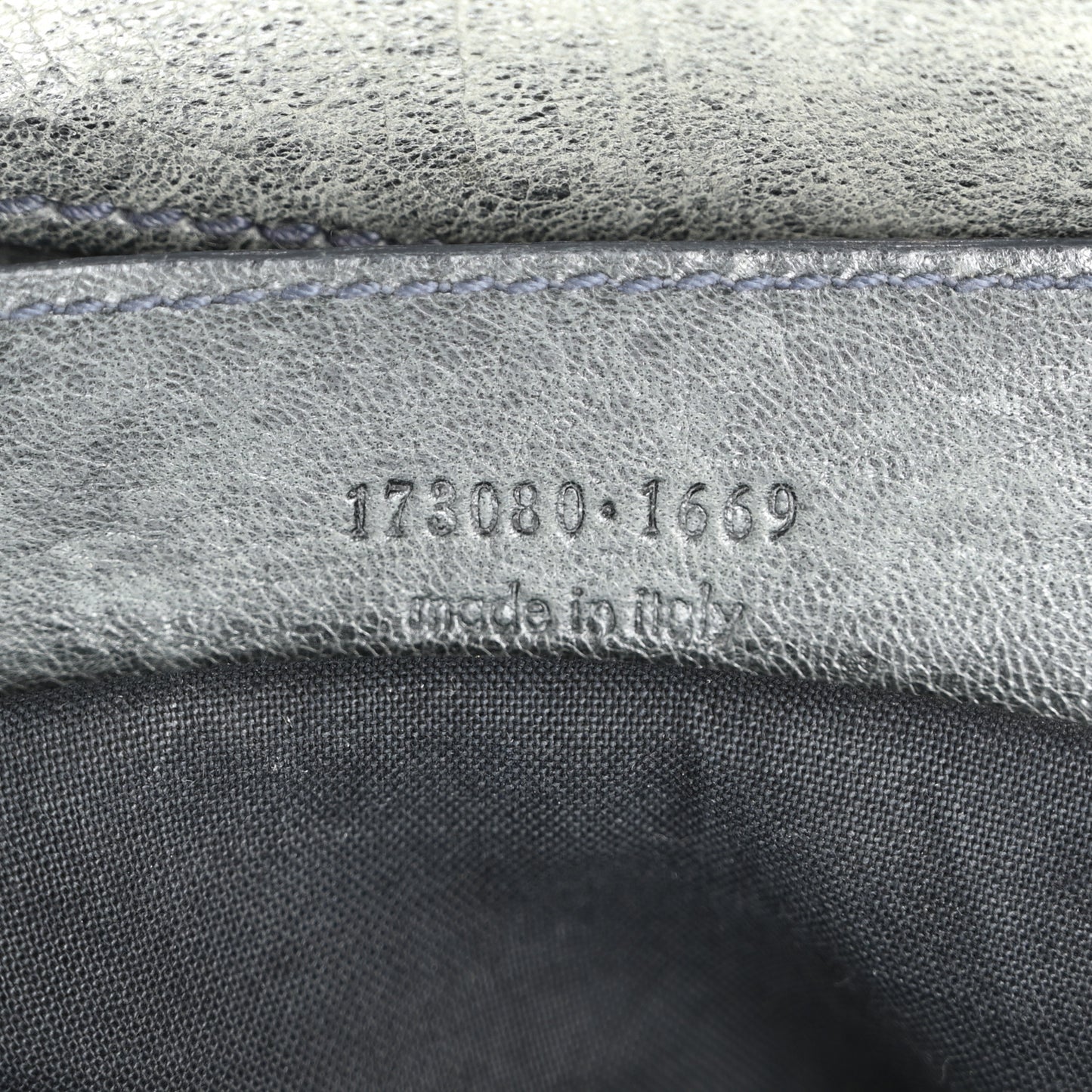 Agneau Giant 21 Silver Hardware Work Anthracite