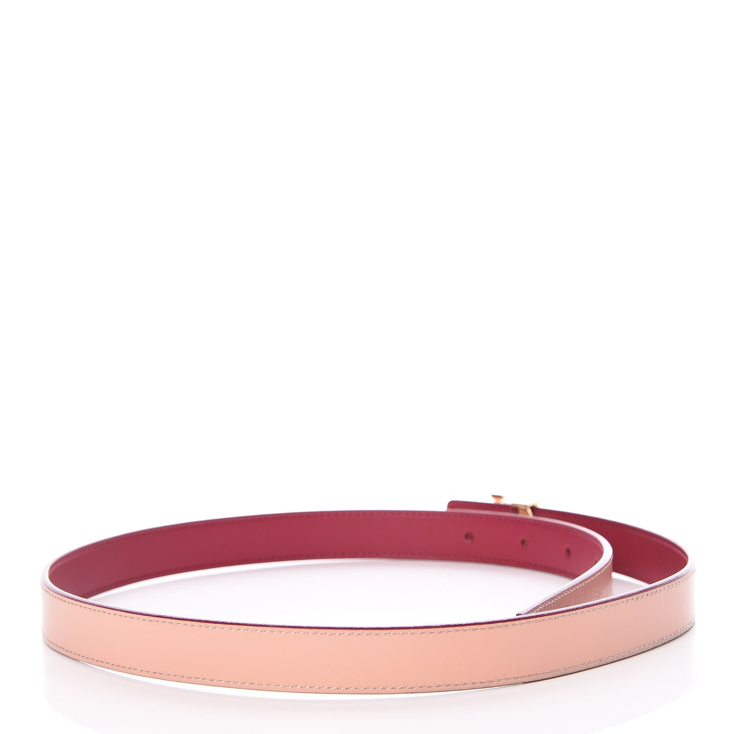 Louis Vuitton Taurillon Calfskin 20mm LV Initiales Reversible Belt 70 28 Bordeaux 3 of 6