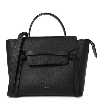 Celine Grained Calfskin Micro Belt Bag Black 1 of 10