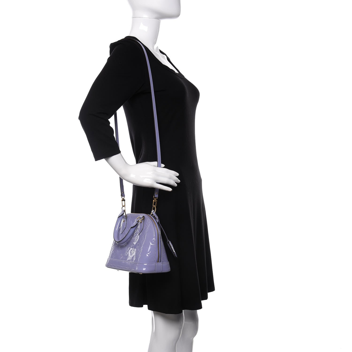 Louis Vuitton Vernis Alma BB Lilac 2 of 13