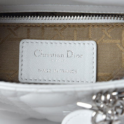 Christian Dior Lambskin Cannage Mini Lady Dior White 5 of 12