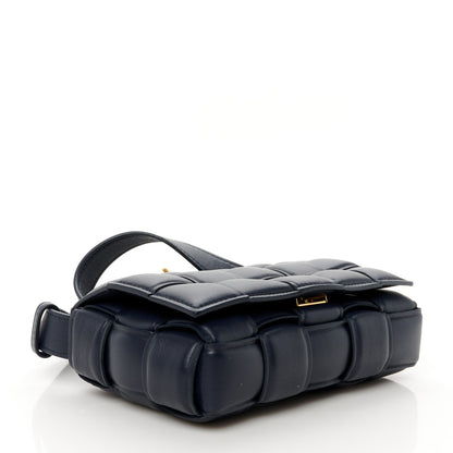 Bottega Veneta Nappa Maxi Intreccio Small Padded Cassette Crossbody Bag Deep Blue 4 of 11