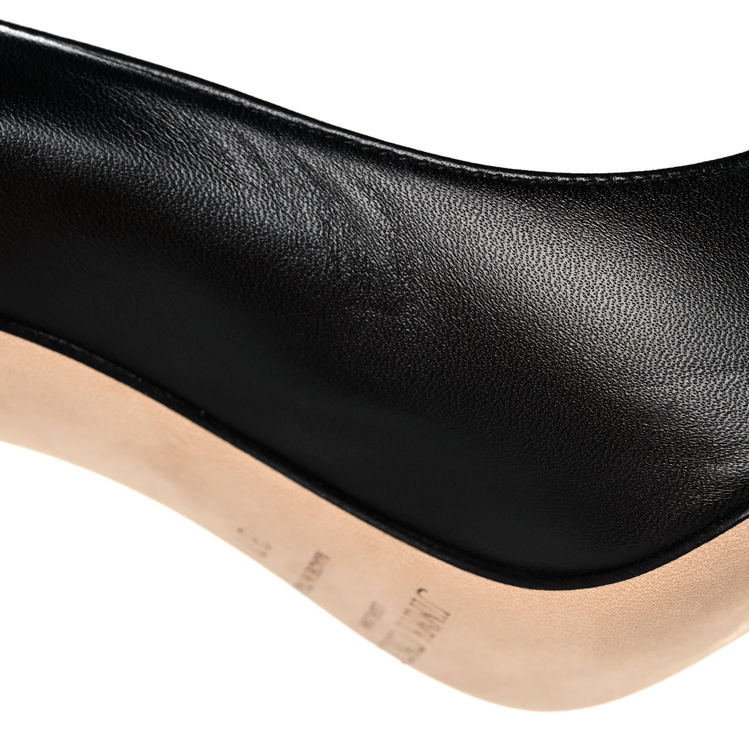 Jimmy Choo Nappa Patent Asymmetric Love 100 Pumps 37 Black White 9 of 10