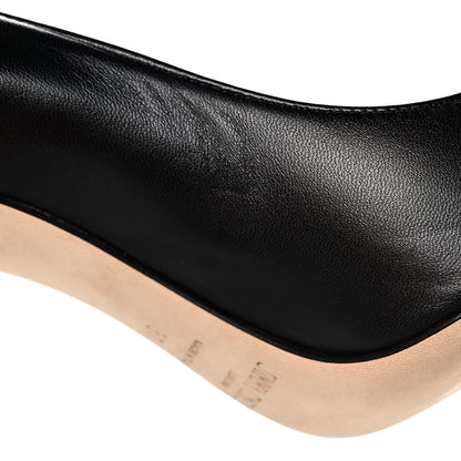 Jimmy Choo Nappa Patent Asymmetric Love 100 Pumps 37 Black White 9 of 10