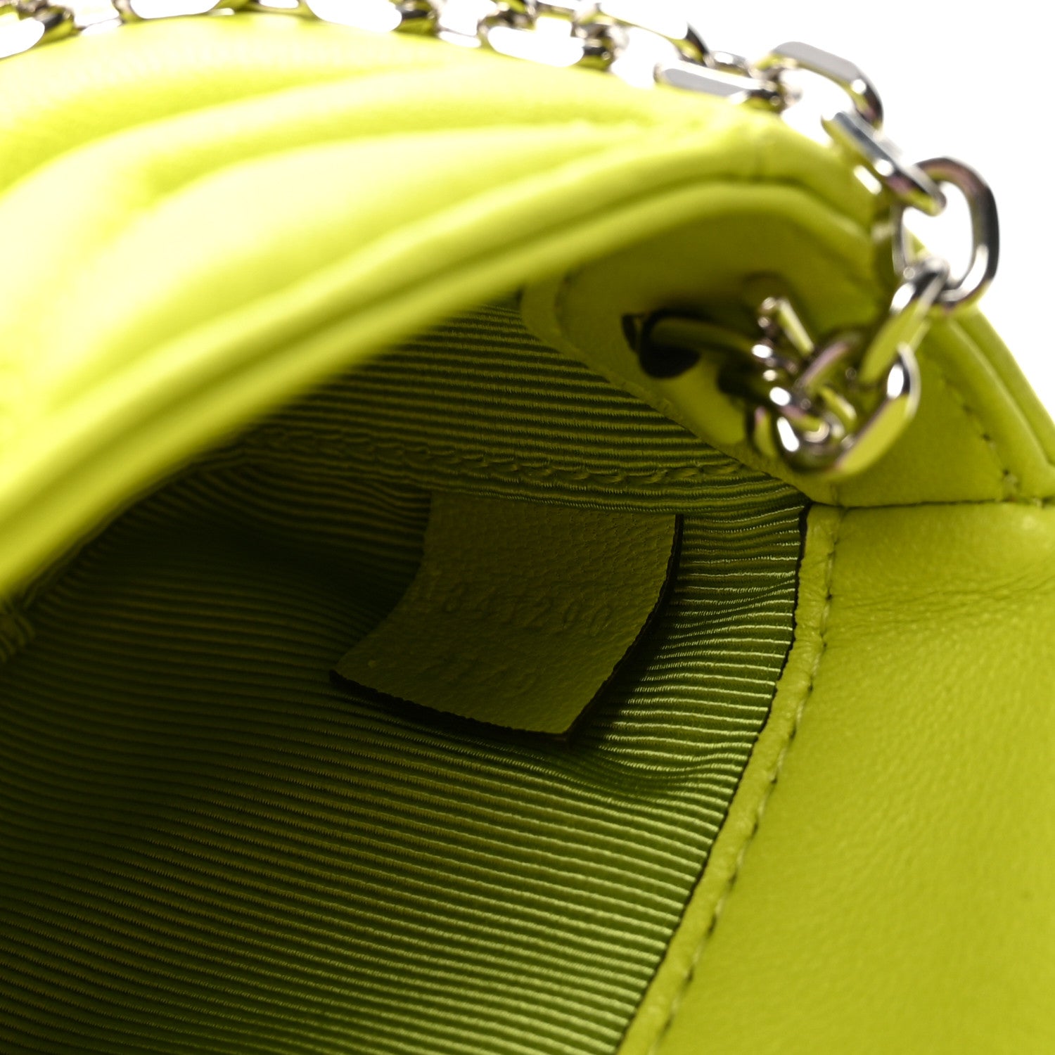 Gucci Lambskin Matelasse Mini GG Marmont Shoulder Bag Bright Green 7 of 11