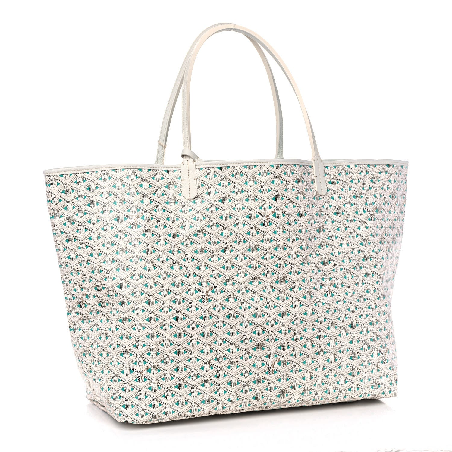 Goyard Goyardine Saint Louis Claire Voie GM White Opaline 2 of 13